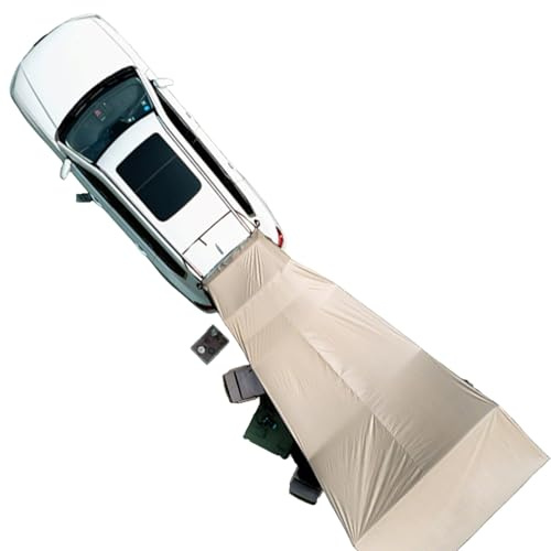 Autocamper Heck-/Seitenzelt, Selbstfahrer-Tour Dachzelt, Regen- und Sonnenschutz, Camping-Rucksackplane, Geeignet for LKW, MPV, SUV, Auto(Rear tent)