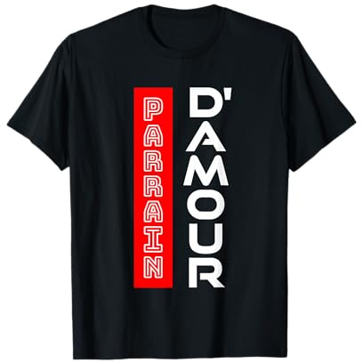 Cadeau Parrain d'amour Original Humour Anniversaire Noël T-Shirt