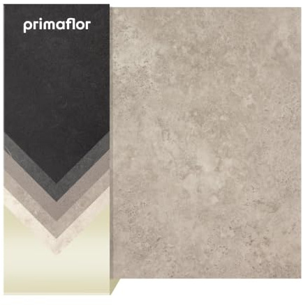 Primaflor PVC Boden Blacktex | Casali 619M | 200x200cm | 2,00 m Breite | Betonoptik für Wohn-, Büro- und Feuchträume; 2,8 mm stark, R10, Nutzungsklasse 41 und für Fußbodenheizung geeignet