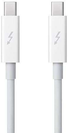 FLJVEZPJ Adaptateur Firewire 800 vers Thunderbolt 2 3 RJ45 Fire 1394B Adapté Aux Ordinateurs Mac Équipés d'un Port(Thunderbolt 2 Cable(1pcs))