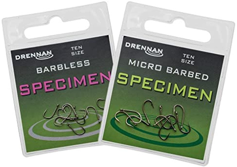Drennan Specimen Barbless Angelhaken ohne Widerhaken, Größe 46