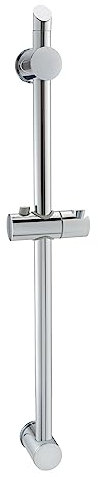 ENKI, S08, Shower Slider Riser Rail, Riser Includes Shower Head Holder Bar and Shower Pole for Shower Head, Durable Chrome Finish