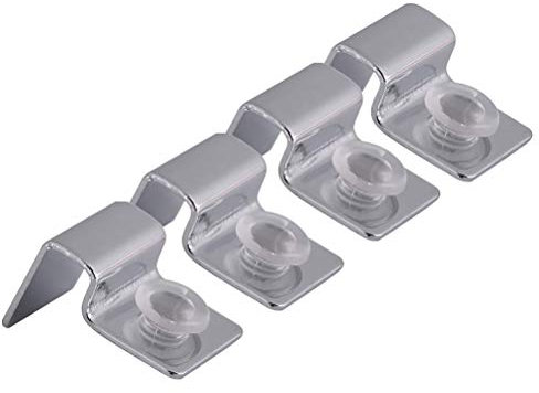POPETPOP 4 Stück Aquariendeckelhalterung Deckelhalter Für Aquarien Aquarium-Clips Zubehör Für Aquarien Unterstützung Für Aquarienabdeckungen Deckelgriff Für Aquarien Glas Hängende Füße