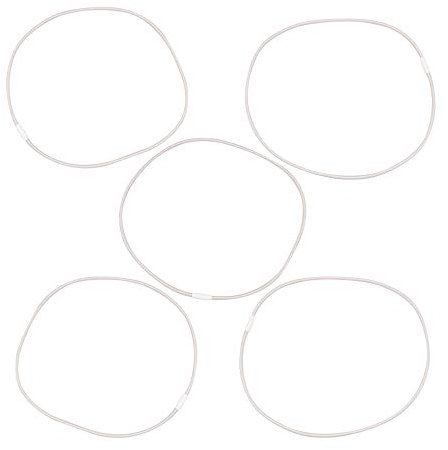 BQLZR 5 x graue Gummibänder Ersatz für U87 Mikrofonhalterklemme