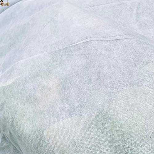 BricoLoco.com Manta de Malla térmica antiheladas para Plantas, Cultivos, huerto, jardín. Tela Tejido geotextil Invernal protección contra heladas, frío, Escarcha. 17 grs./m2. (2 x 100 MTS.)
