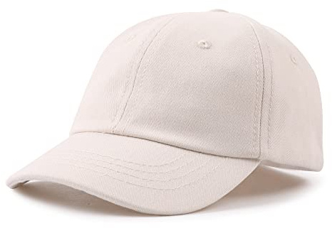 XIAOHAWANG Klassisk basebollkeps för barn för flicka bomull baby solhatt sommar småbarn pojkar baseballkeps, BEIgE, 2-5 Years