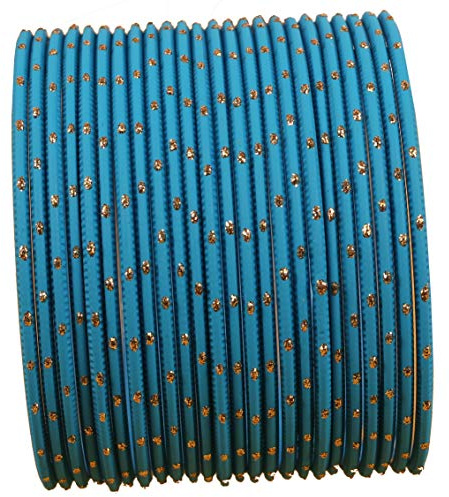 Touchstone Colorful Bangle Collection Indian Bollywood Exclusive Golden Glaze Designer Schmuck Special Große Größe Armreif Armbänder Set mit 24 Stück für Damen