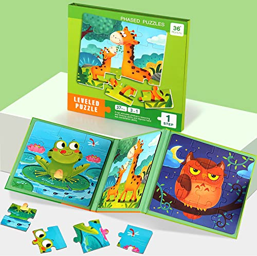 Magnetpuzzle für Kinder ab 3 Jahren - Reisespiele, Lernspielzeug für 3, 4, 5 Jahre, Geschenk und Spiele