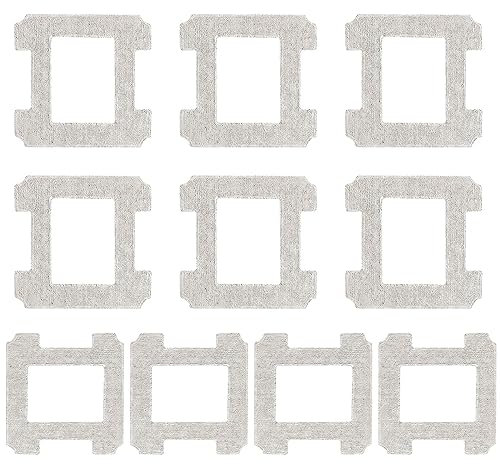 10 Stück Reinigungstuch für Ecovacs Winbot W1 W1 Pro Fensterreiniger, Fensterputzroboter Mopp-Lappen Pads Ersatzteile für Winbot W1 W1 Pro Fensterroboter