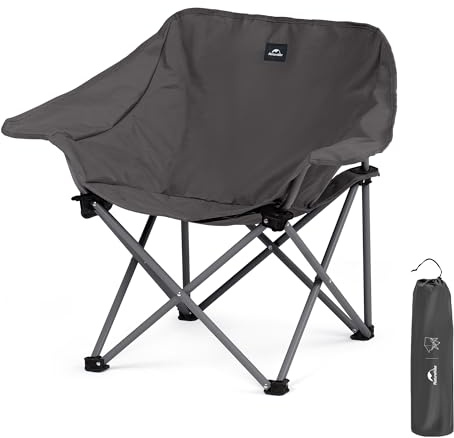 Naturehike Faltstuhl Campingstuhl Anglerstuhl mit Armlehnen Gartenstuhl Sessel Klappstuhl Faltstuhl Anglersessel klappbar Relaxsessel für 110kg