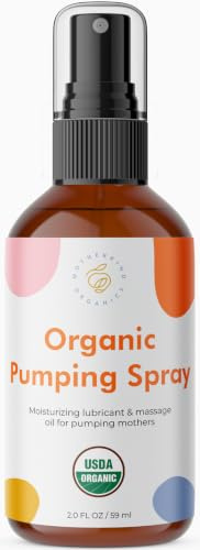Motherkind Pump & Spray Helps Chafing, Clogged Duct Relief, Lanolin-free Breastfeeding Aid, USDA Certified Organic, Soothing and Nourishing for Pumping Moms (2 oz)