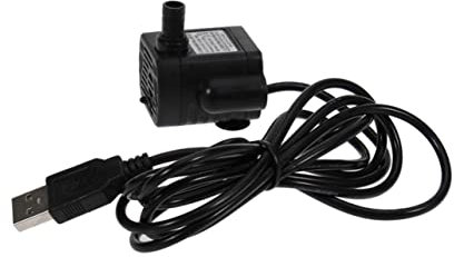 BESPORTBLE 3w Usb Tauchwasserpumpe Bürstenlos Aquarium Mit Drehknopf Einstellbar Für Springbrunnen Fischteich Schwarz