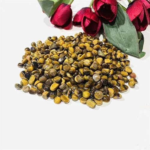 BIANMTSW Cristaux de Pierre d'oeil de Tigre en Cristal en Vrac Naturel en Gros Gravier Pierres dégringolées 7 MM-9 MM for Cadeau Collections de la Maison (Size : 1000G)