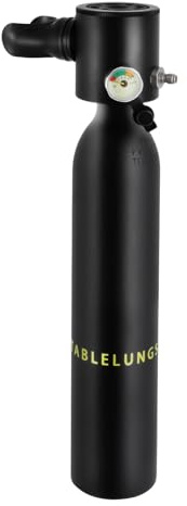 SAUADY Tauchflasche für Taucher Mini-Tauchflasche Mit 5 Bis 10 Minuten Tauchen Sauerstofftank Taucher Set 0.5L Maximaler Druck: 20PMA