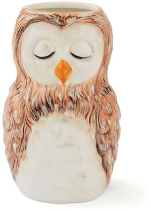 Cooksmart Forest Fable Utensil Pot | British Designed Stoneware Storage Holder | Woodland-Inspired Kitchen Organisation | Rustic & Durable Kitchen Accessory | Stylish Farmhouse Décor