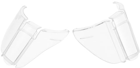 PRETYZOOM Safety Side Shields for Glasses Universal Clear Eye Glasses Side Shields Lightweight Dust Protection Guards for Eyeglasses Slip-on Design for Laboratories and Construction