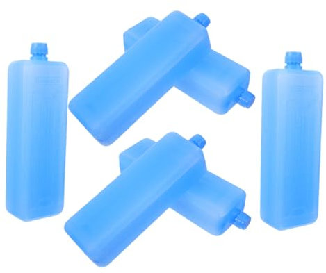 Abaodam 6pièces Pack De Blocs De Glace Réutilisables pour Glacière Couvercle Anti-Fuite Conteneurs De Glace De Refroidissement Boîtes De De Conservation