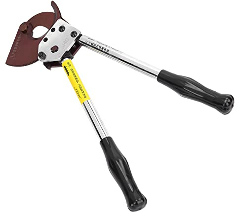 Ratschen-Kabelschneider, industrielles, robustes Drahtschneide-Handwerkzeug mit Manganstahlklinge für Elektriker und Industriearbeiter, 230 mm