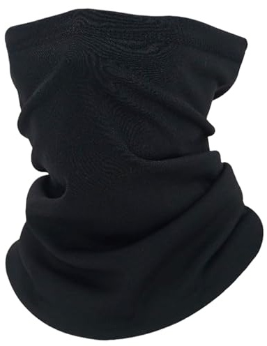 MBSIVSA Scaldacollo Termico, Fascia Elastica Multiuso Unisex, Scaldacollo Tubolare Multiuso per Sci, Corsa, Moto, Bicicletta