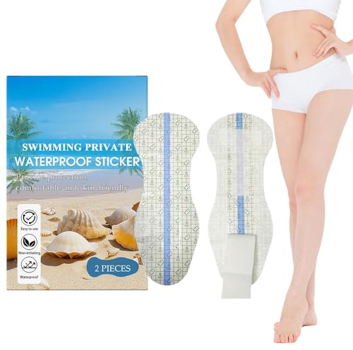 Lot de 10 protections de natation pour femmes - Autocollants imperméables pour l'hygiène, protections privées | Accessoires de maillot de bain confortables pour piscine, vacances, bain de