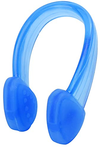 Adfaga Clip per Naso da Nuoto Impermeabile, Morbido Silicone, Comoda Protezione per Il Naso per Principianti di Nuoto, Surf e Materiale Sicuro Non tossico (Blu)