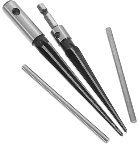 GALPADA Escariador Cónico Manual de Acero Templado Mango Hexagonal, Juego de 2 Piezas (3-13 Mm), Herramienta de Corte para Madera y Desbarbado, Adecuado para Carpintería y Color Aleatorio