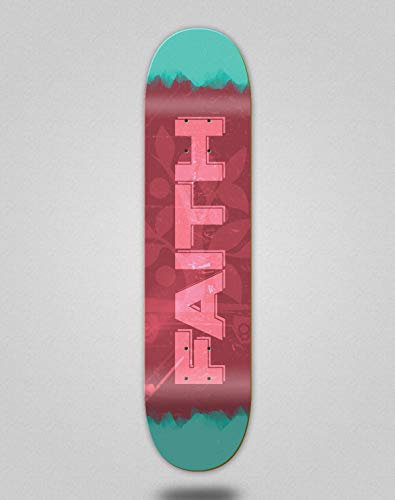 Wood light Monopatín Skate Skateboard Deck Tabla Vine Series Art (8.25)