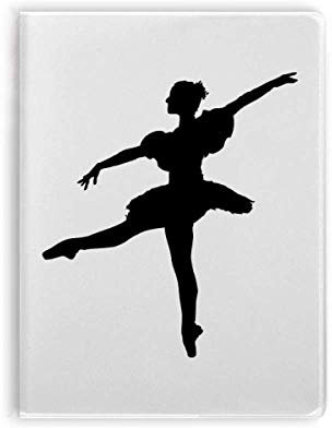 Dance Dancer Ballett Kunst Sport Notizbuch Gummi Cover Tagebuch Softcover Journal
