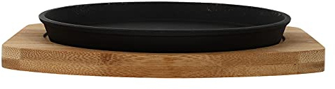 1set Non-stick Teppanyaki Grill Plate for Indoor and Outdoor Barbecue Cast Frying Pan for Cooked Steak and Griddle Dishes Easy to Clean