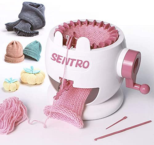 Yohencin Strickmaschine,22 Nadeln Smart Weaving Loom Knitting Round Loom,DIY-Doppelstrickmaschine für Socke, Mütze und Schal, Handstrickmaschine für Kinder und Erwachsene