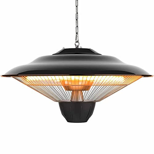 SHQIN Outdoor Heaters, Electric Patio Heater For Outdoor Use Ceiling Mounted Hanging Patio Heater With Overheat & Tip-Over Shut Off Protection