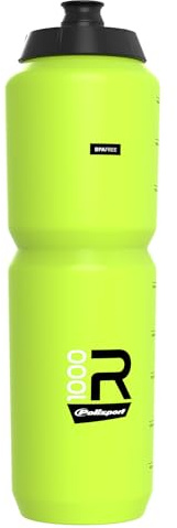 Polisport 8649100011 - Bidón R Collection R1000 de Ciclismo de 1000ml Botella de Agua para Ciclistas Bicicleta Sin BPA en color verde lima