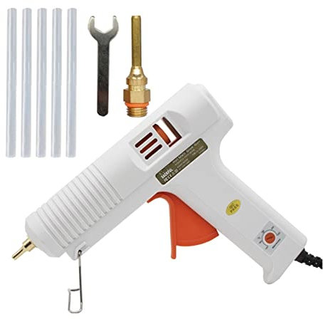 HHOZsafety Pistola per Colla a Caldo da 150 W, Diametro ugello Lungo, 1 mm, 1,3 mm, Apertura Piccola, Pistola per Colla Industriale, Strumenti di Riparazione AR