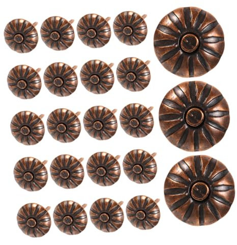 jojofuny 200pezzi Chiodi Per Tappezzeria in Ferro Robusto Testa Decorativa Motivo Floreale Per Fissare Rivestimenti Di Divani e Abbellire Altri Mobili Come Testate e Sedie Facili Da Install