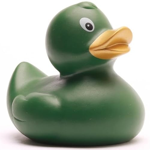 Duckshop I Badeente Maira Moosgrün I L8,5cm I Quietscheentchen I Quietscheente I Geschenk Sommer I Geschenk Kinder