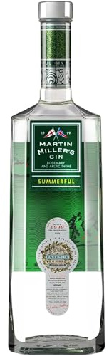 Martin Miller’s Gin Premium – Ginebra Inglesa con Agua de Manantial Islandés – 40% Vol – 1 Botella de 700 ml