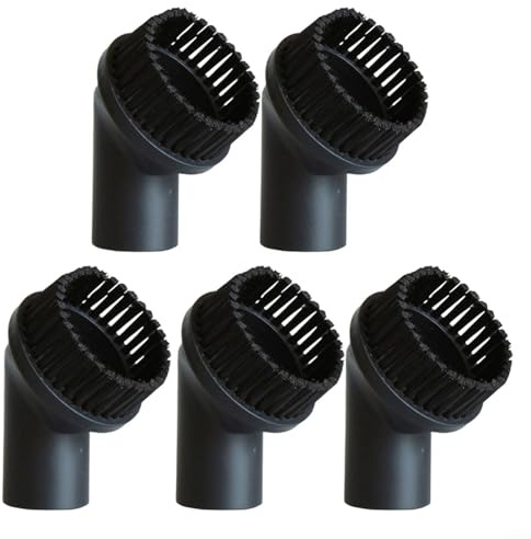 Ersatz-Staubbürste für Nilfisk Nass- und Trockensauger, runder Bürstenkopf mit 36 mm Durchmesser, Staubsauger-Staubbürstenaufsatz für Aero-Modelle der Multi II Buddy II Attix-Serie(5er-Pack)