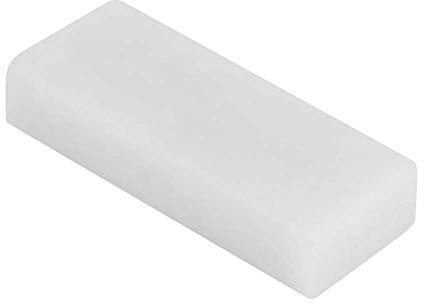 Pietra per affilare, 5x2x1cm, grana 8000/10000, pietra per affilare coltelli dacucina, strumento per lucidare finemente e affilare, pietra per affilare a olio NaturalStone (8000 bianco)
