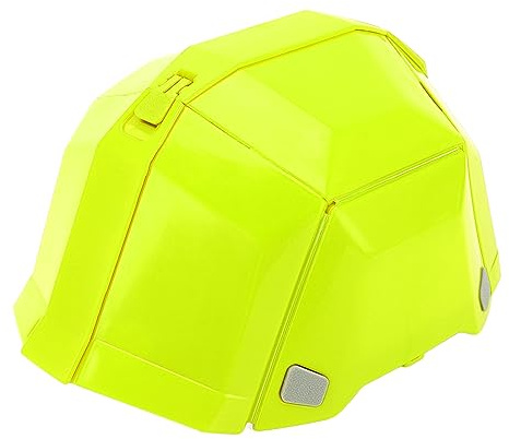 Luocute Klappbarer Helm, Sicherheitshut aus Hochfestem Kunststoff mit Verstellbarem Kopfumfang von 47–62 cm, für die Notfallvorsorge bei der Arbeit Im Freien, Beim Sport, auf Reisen (Green)