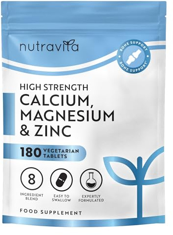 Nutravita Calcio 800mg, Magnesio 360mg, Zinc y Vit D