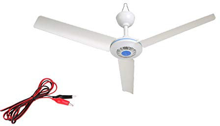 28 inch 12V DC Ceiling Fan 12 Volt Portable gazebo fan