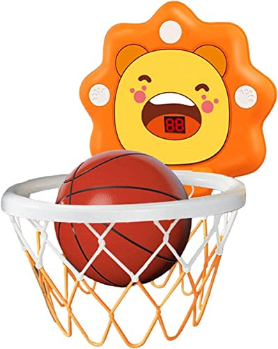 Koolbitz Wall Mounted Basketball Hoop Set for Kids with Scoreboard & Mini Basket Ball Pump, Rim Net, Bedroom Over the Door, Indoor Outdoor Basketball Game Toy, Sports Activity Gift for Children Age 3+