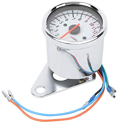 Motorcykelhastighetsmätare, 12 V motorcykel LED display takometer, elektronisk varvräknare mätare 13 000 varv/min