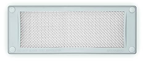 Mousemesh GRmou1a Insektenschutzgitter für Luftziegel, 2 mm, Edelstahl, gewebtes Netz, stoppt Mäuse, Wespen, Bienen, Schnecken, Kakerlaken Humane Schädlingsbekämpfung, Grau, 95