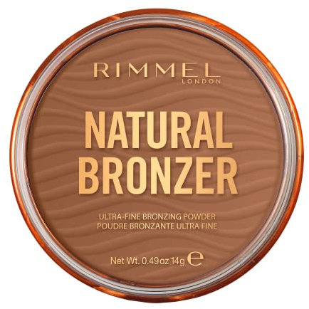 Rimmel London, Nuova Natural Bronzer, Terra Compatta Effetto Naturalmente Abbronzato, 003 Sunset