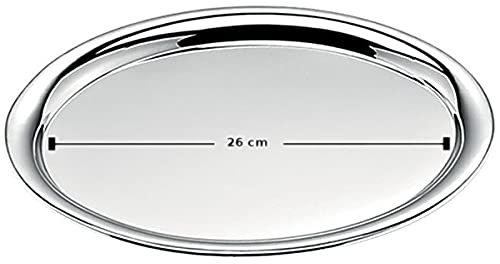 SILBERKANNE Tablett OVAL 26x19 cm Premium Silber Plated edel versilbert. Fertig zum verschenken mit schicker Geschenkverpackung