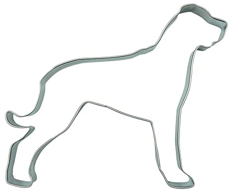 BekkiB - Utstickare hundhundhundhund – ca 10 cm, kakskärare av rostfritt stål, diskmaskinssäker – 1250