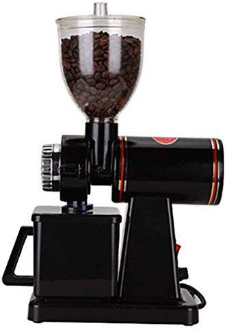 Molinillo de café eléctrico con ajustes, molinillo de café automático, molinillo de café expreso con cuchillas de acero inoxidable, negro little surprise