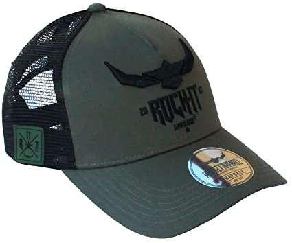 ROCK-IT Apparel Snapback Unisex Premium Trucker Cap 07 Baseball mesh Kappe Basecap Flat Bestickt mit Patch und 3D Logo