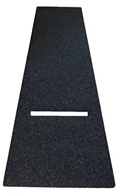 Robuste Dartix Dartmatte Dartteppich mit beweglicher Oche Abwurflinie hoch und flach 66 x 280 cm